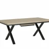 Tafel Toby 190/250x100cm - melamine - castella oak