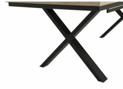 Tafel Toby 190/250x100cm - melamine - castella oak