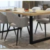 Tafel Valencia 210x98cm - melamine - lichte eik