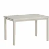 Tafel Vienna 120/200x80cm - decor - carrara creamy