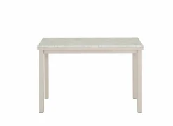 Tafel Vienna 120/200x80cm - decor - carrara creamy
