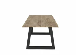 Tafel Woodshed 240x100cm - sheesham massief - naturel