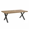 Tafel 200x100cm - decor - bruin & zwart