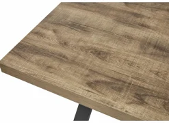 Tafel 200x100cm - decor - bruin & zwart