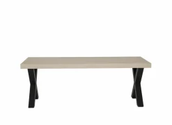 Tafel 226x100cm - decor - natuurlijke olm