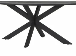 Tafel 230x110cm - eik massief - oak black sky