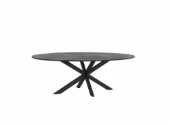 Tafel 200x100cm - eik massief - oak black sky