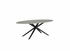 Tafel 210x110cm - keramiek - grijs