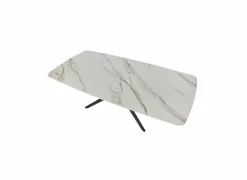 Tafel 120x240cm - keramiek - wit