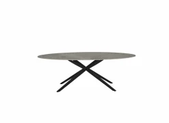 Tafel 240x120cm - keramiek -grijs