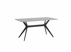 Tafel Zins 160x90cm - metaal - glossy Italian grey