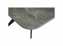 Tafel Zins 160x90cm - metaal - glossy Italian grey