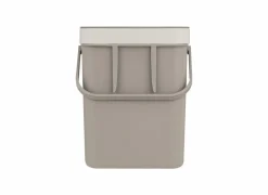 Tafelafvalemmer Compost 5L - kunststof - taupe