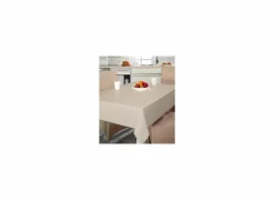 Tafelkleed Balance Ø160cm - vinyl - bruin