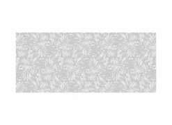 Tafelkleed Live The Leaf Ø160cm - vinyl - grijs