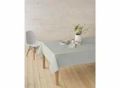 Tafelkleed Luxxus  180x180cm - stof - beige & groen