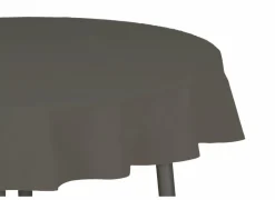 Tafelkleed Teflon Ø180cm - stof - donkergrijs