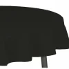 Tafelkleed Teflon Ø180cm - stof - zwart