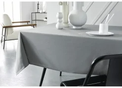 Tafelkleed Teflon 150x300cm - katoen -  grijs