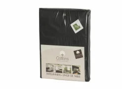 Tafelkleed Teflon 50x150cm - stof - zwart