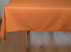 Tafelkleed WOW Essence Henna  150x300cm - katoen & linnen - bruin