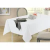 Tafelkleed 200x200cm - polyester & katoen - wit