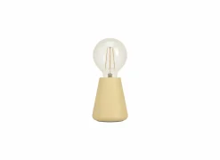 Tafellamp ASBY E27 H10cm hout beige