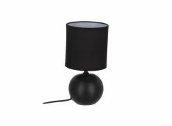 Tafellamp Boule E14 H25cm zwart