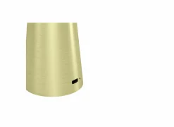 Tafellamp Piccola LED H28cm staal geborsteld geelkoper