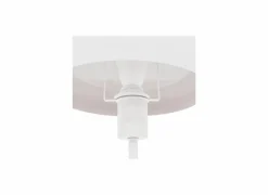 Tafellamp Savio E14 H38cm - glas/staal - beige