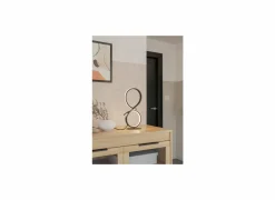 Tafellamp Serpins LED H40,5cm metaal zwart