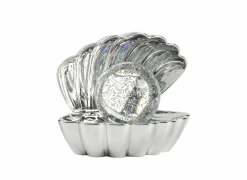 Tafellamp Shell kunststof - zilver