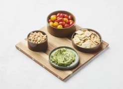 Tapasbord Sharing Ø15x3cm - keramiek - vintage marroon