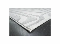 Tapijt Aspero 80x150cm - polyestervezel - wit & grijs