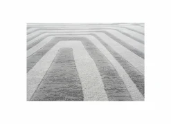 Tapijt Aspero 80x150cm - polyestervezel - wit & grijs