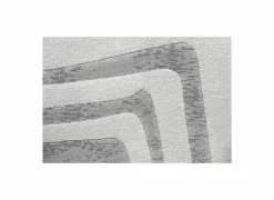 Tapijt Aspero 80x150cm - polyestervezel - wit & grijs