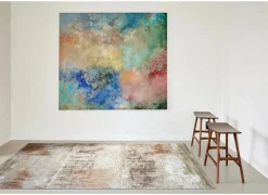 Tapijt Aspero 200x200cm - polyester - multicolor