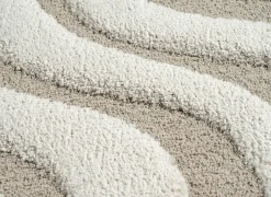 Tapijt Madagaskar 133x195cm - polyestervezel - beige