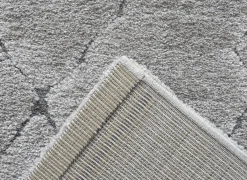 Tapijt Madagaskar 200x290cm - polyestervezel - lichtgrijs