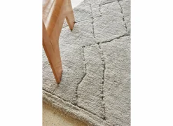 Tapijt Madagaskar 240x340cm - polyestervezel - lichtgrijs