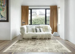 Tapijt Ritz 67x210cm - polyestervezel - grijs