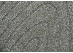 Tapijt Trevos 200x290cm - polyestervezel - grijs