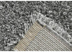 Tapijt Twister 160x160cm - polypropyleen - zilver