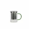 Theebeker  43cl - glas - groen & transparant