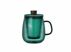 Theeglas 60cl - glas - forest green