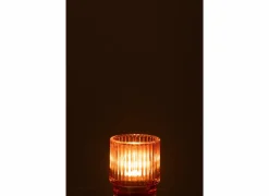 Theelichthouder Gestreept H8cm