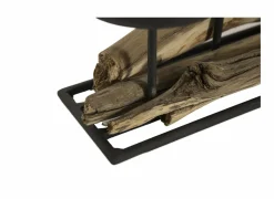 Theelichthouder Hurricane Op Schors 60cm