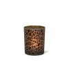 Theelichthouder Leopard Print H10cm