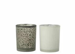 Theelichthouder Luipaard H12,5cm