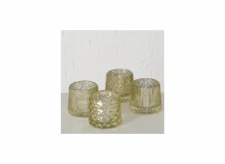 Theelichthouder Sabena H7cm goud